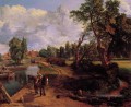 Moulin de Flatford CR romantique paysage ruisseau John Constable
